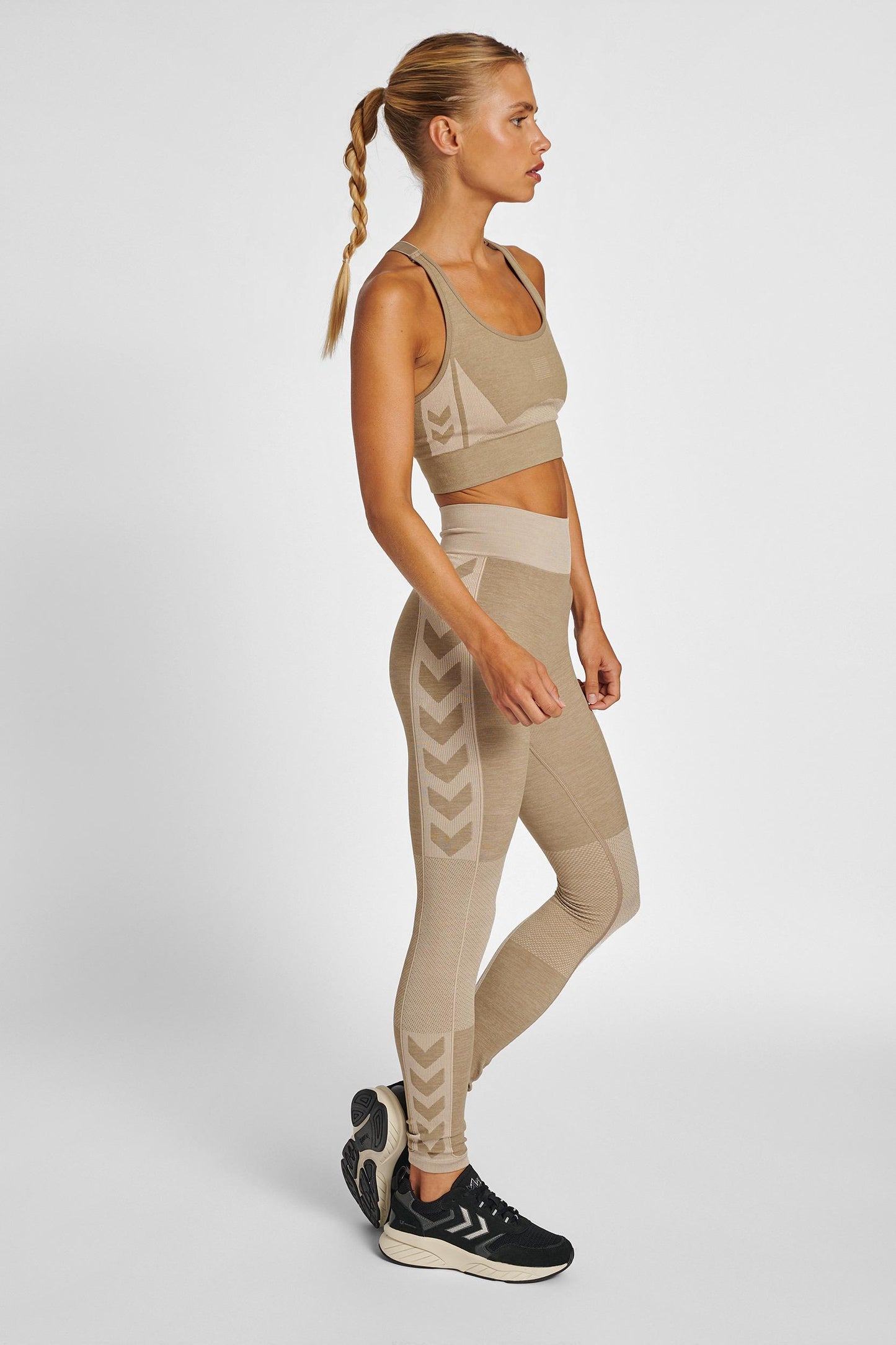 HUMMEL - Hmlclea Seamless Sports Top - Chateau Gray/driftwood Melange