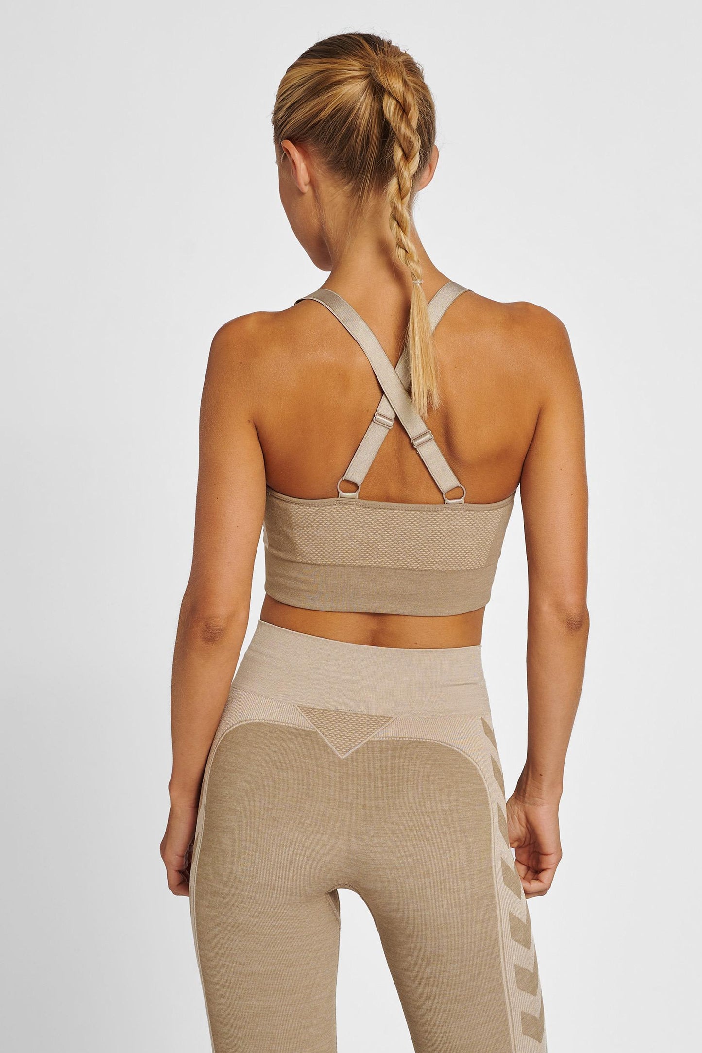 HUMMEL - Hmlclea Seamless Sports Top - Chateau Gray/driftwood Melange