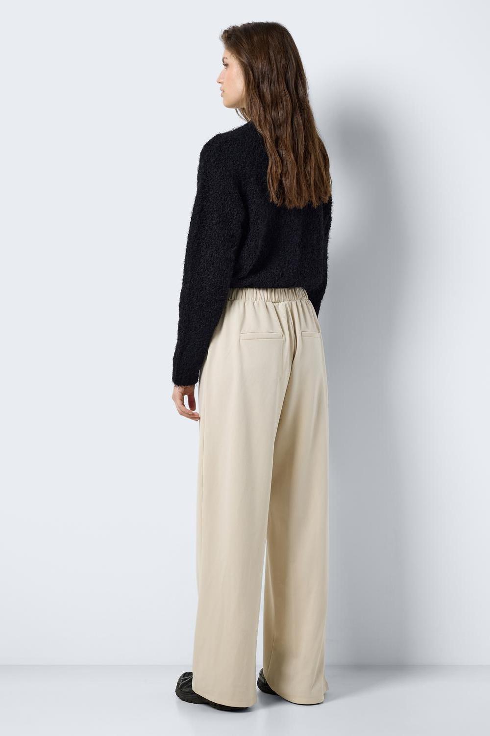 NOISY MAY - Bob Hw Elastic Wide Pant - Grey