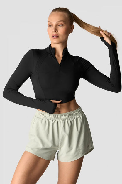 mirage cropped long sleeve - for kvinde - ICANIWILL - Trøjer