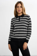 Strikket piqué sweater