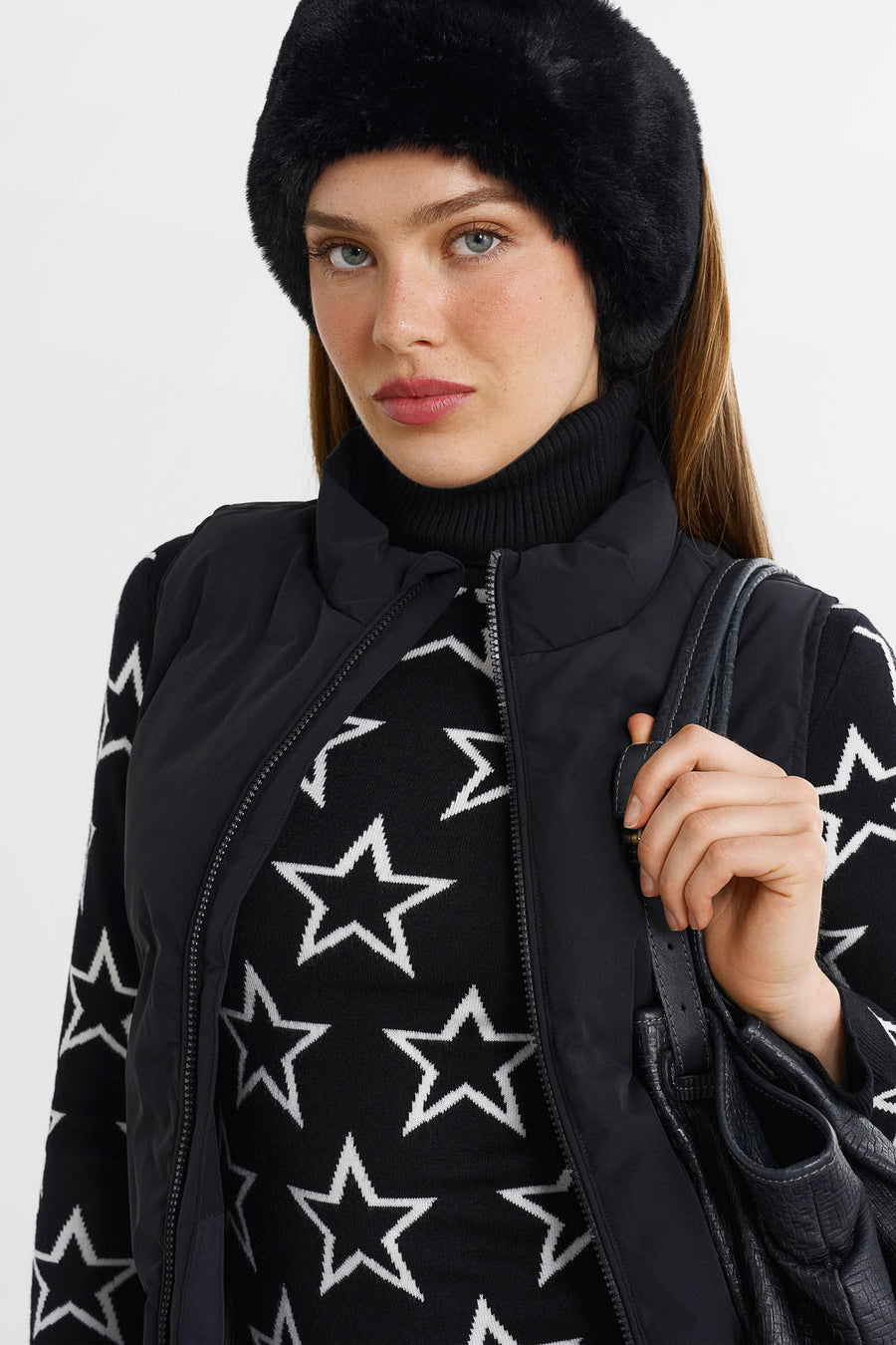 Skistar Sweater · Black/White