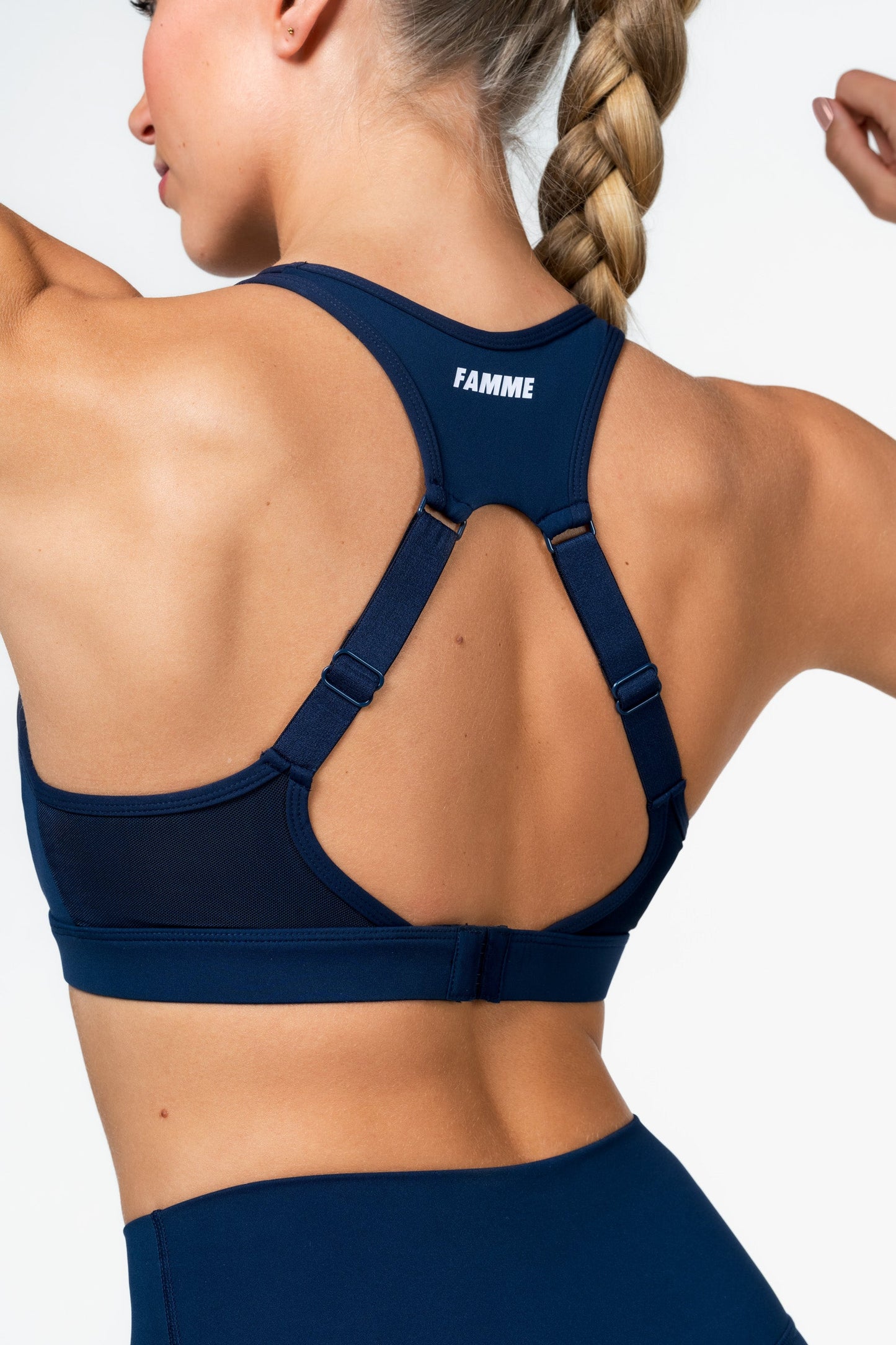 Blue Essential Sports Bra - for dame - Famme - Sports Bra