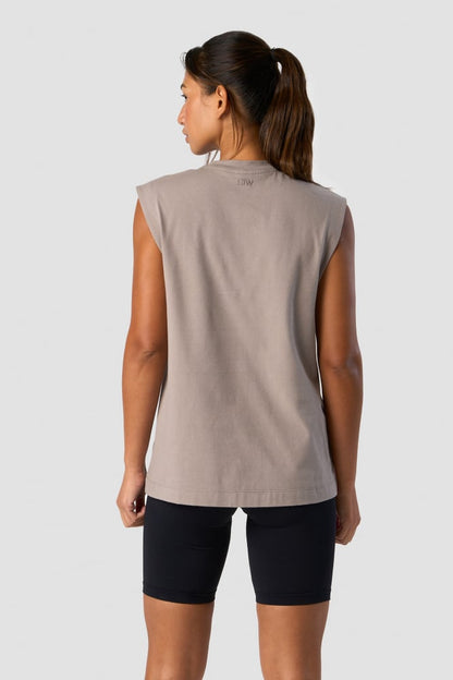 everyday cotton tank top greige