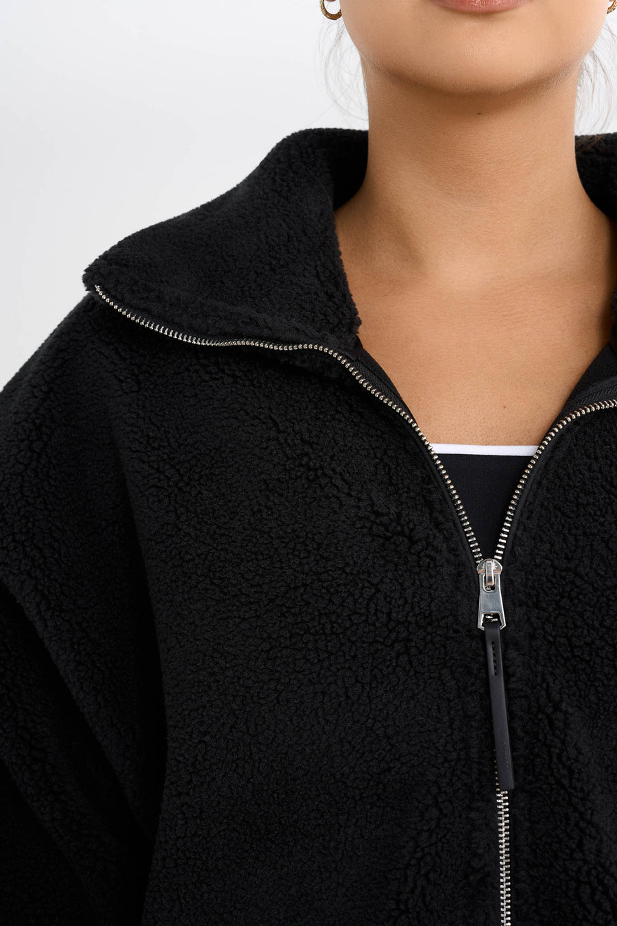 Fleece Jacket · Black