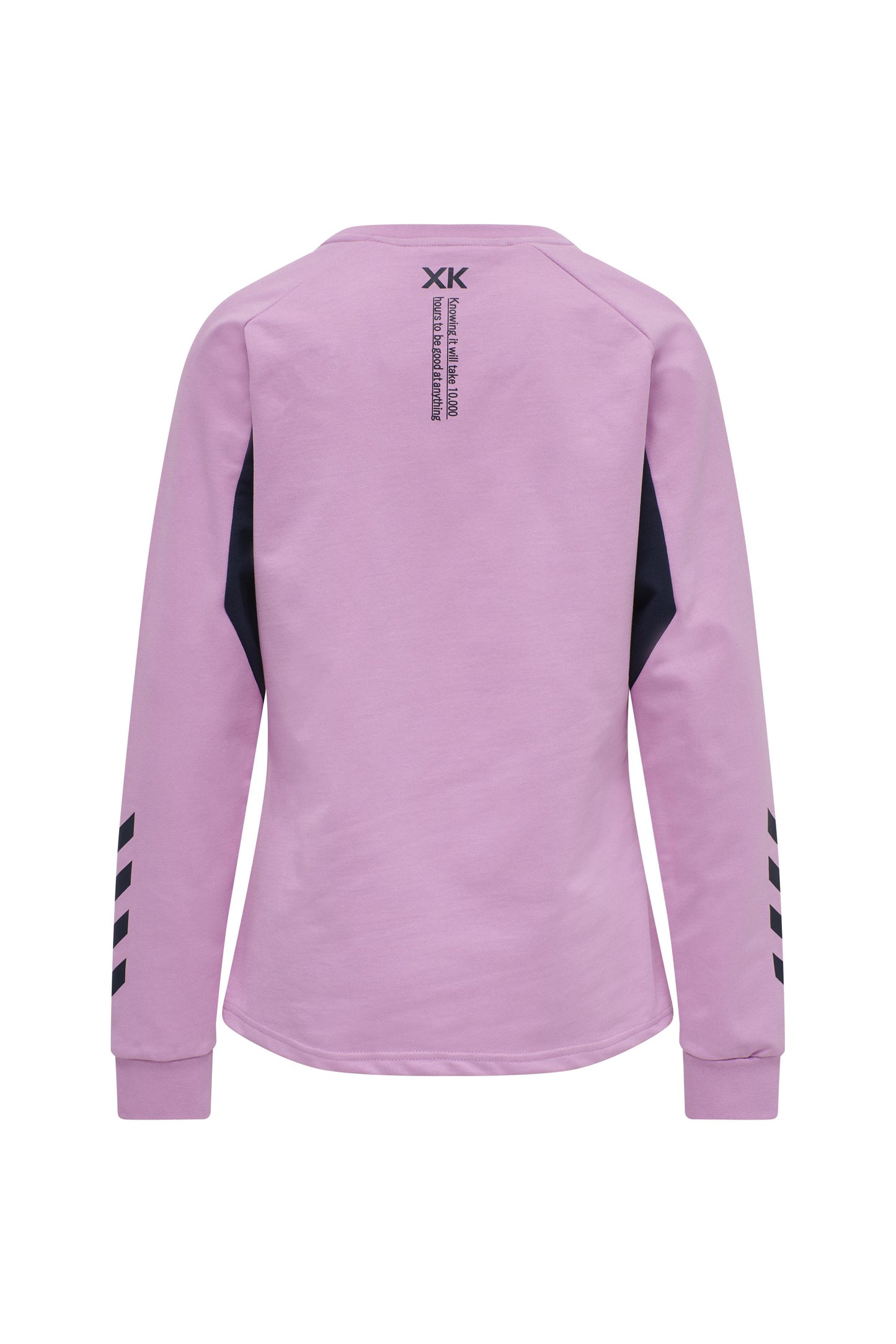 HUMMEL - Hmlaction Cotton Sweatshirt Woman - Orchid/black Iris