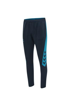 HUMMEL - Hmlaction Poly Training Pants - Black Iris/atomic Blue