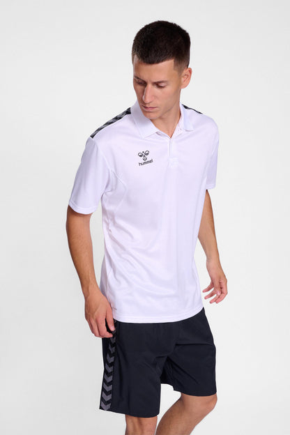 HUMMEL - Hmlauthentic Functional Polo - White