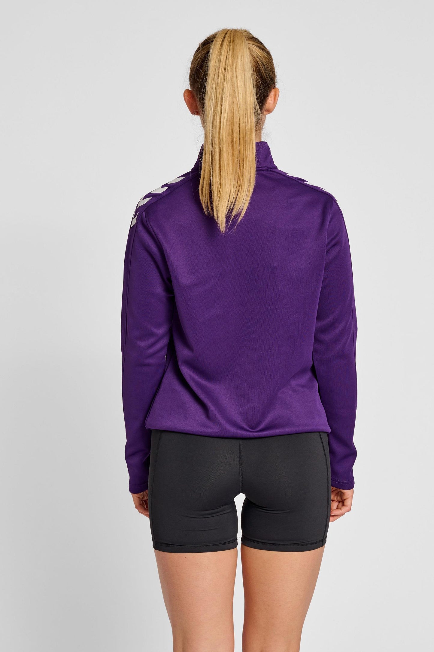 HUMMEL - Hmlcore Xk Half Zip Sweat Woman - Acai/white