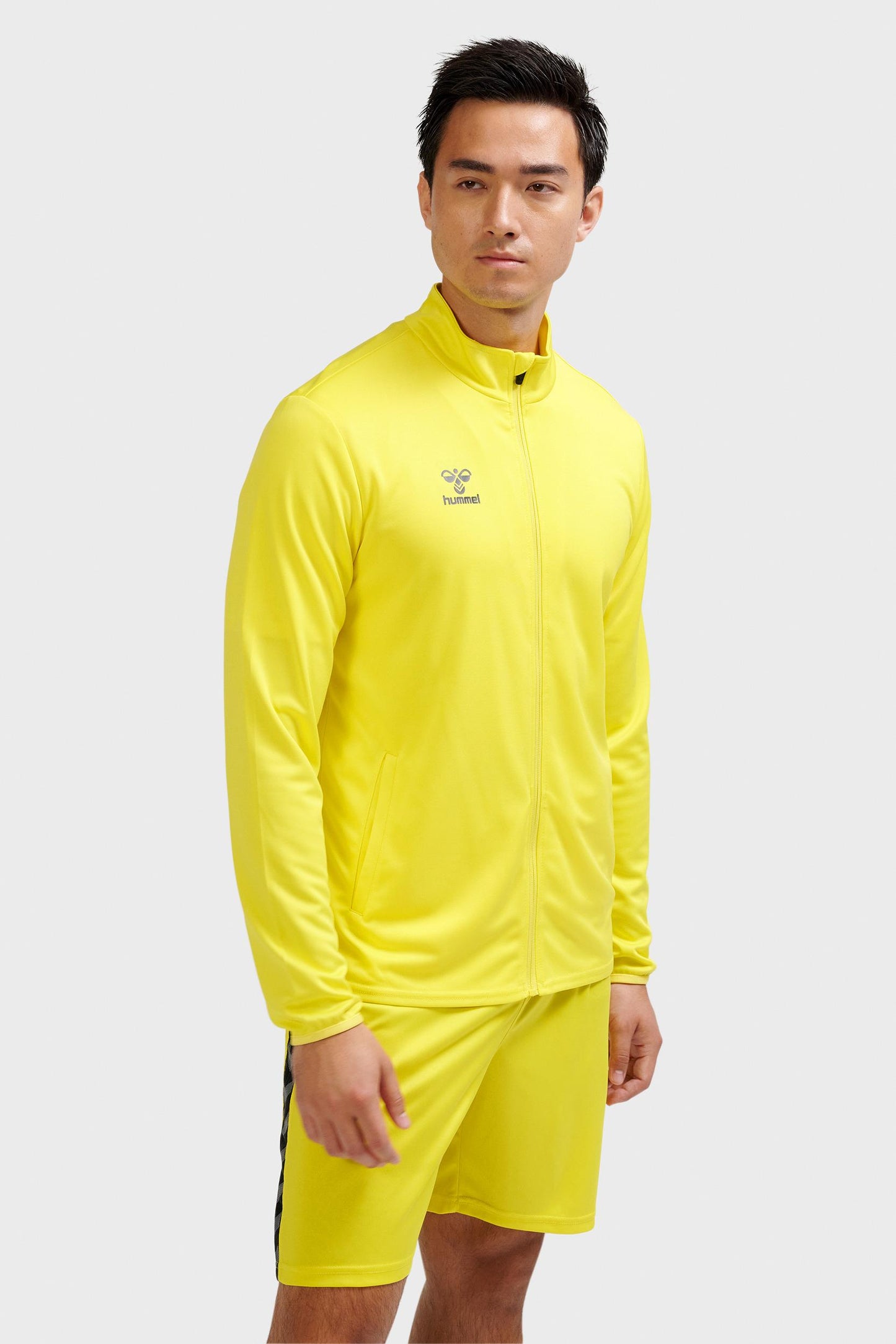 HUMMEL - Hmlessential Track Jacket - Blazing Yellow