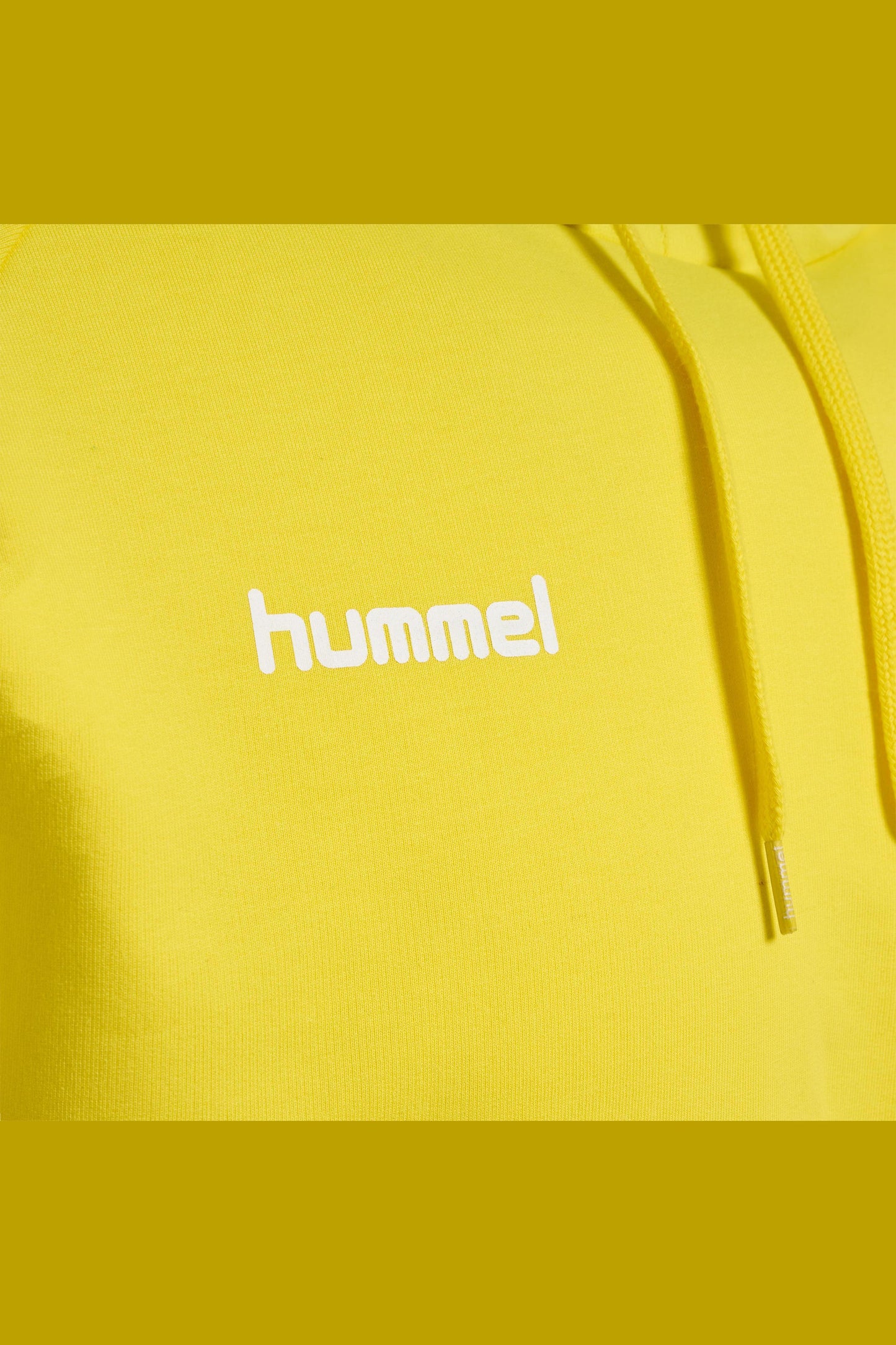 HUMMEL - Hmlgo Cotton Hoodie - Blazing Yellow