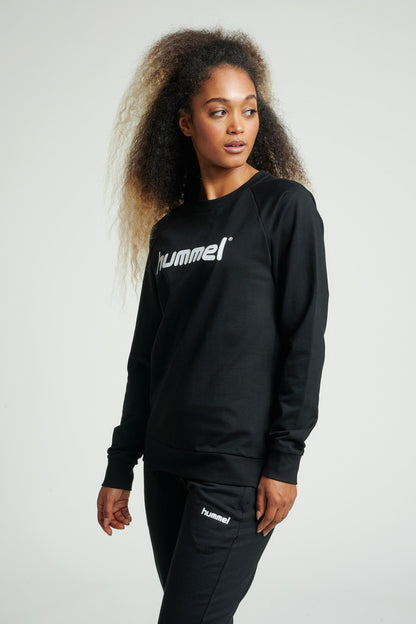 HUMMEL - Hmlgo Cotton Logo Sweatshirt Woman - Black