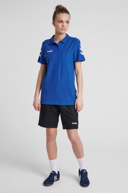 HUMMEL - Hmlgo Cotton Polo Woman - True Blue