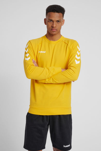 HUMMEL - Hmlgo Cotton Sweatshirt - Sports Yellow