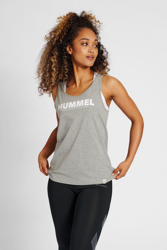 HUMMEL - Hmllegacy Woman Tanktop - Grey Melange