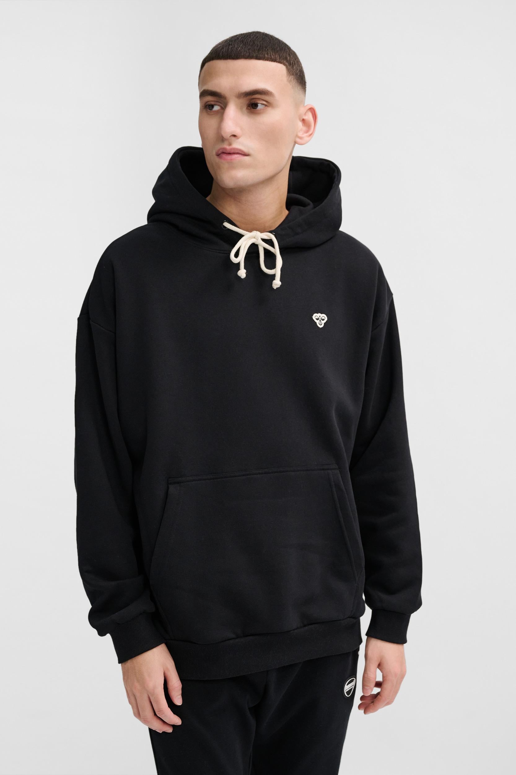 HUMMEL - Hmlloose Hoodie Bee - Black