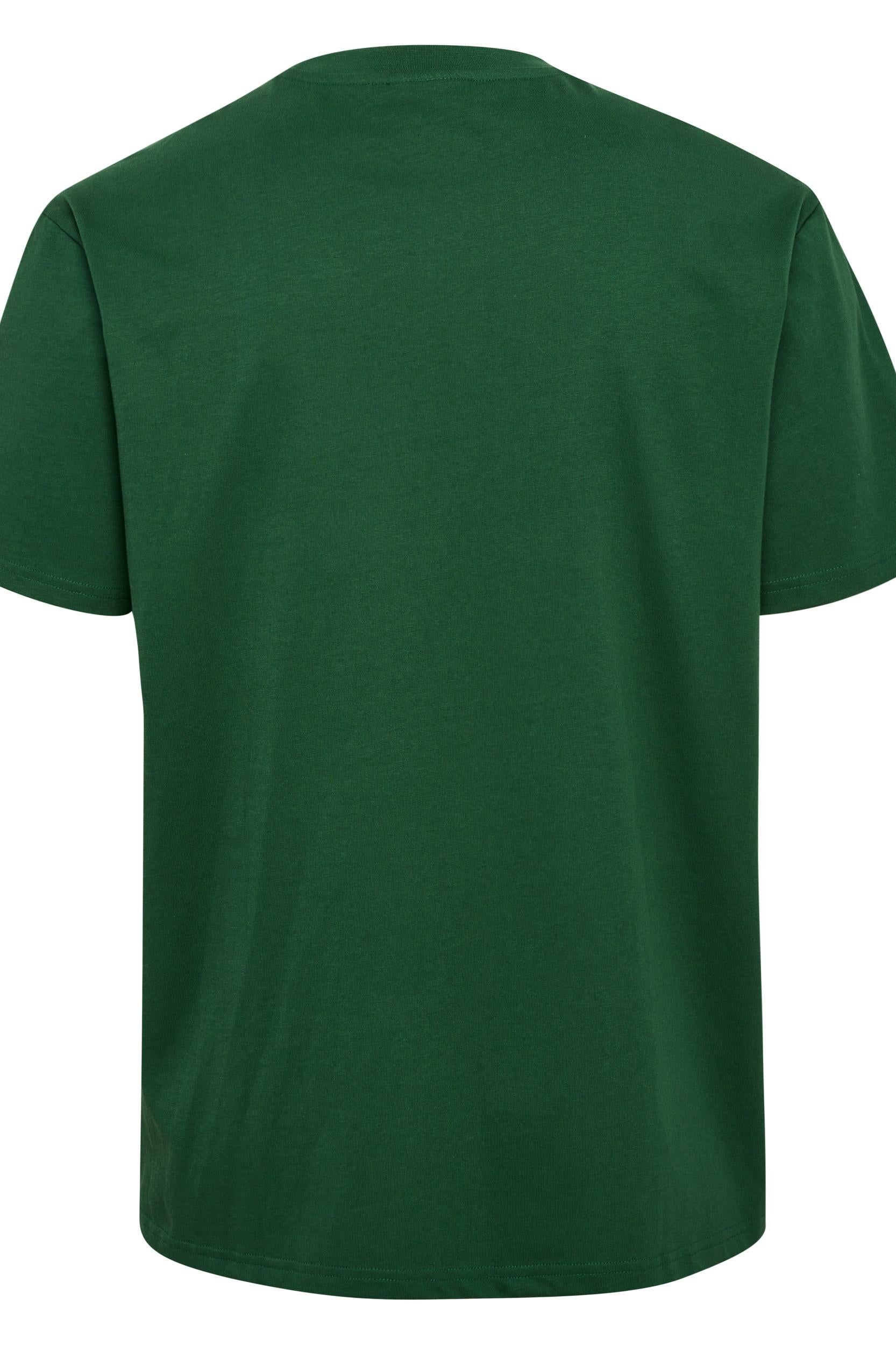 HUMMEL - Hmlloose Tee S/s University Bee - Dark Green/dark Green