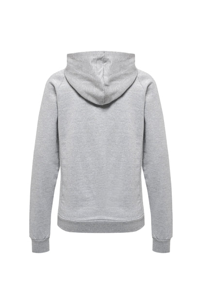 HUMMEL - Hmlmove Grid Cotton Zip Hoodie Woma - Grey Melange