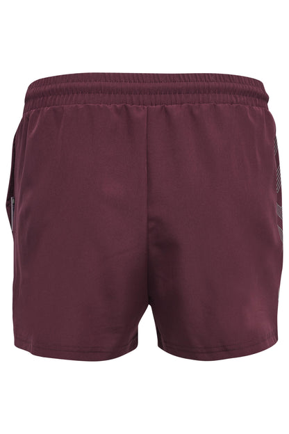 HUMMEL - Hmlmove Grid Woven Shorts Woman - Grape Wine