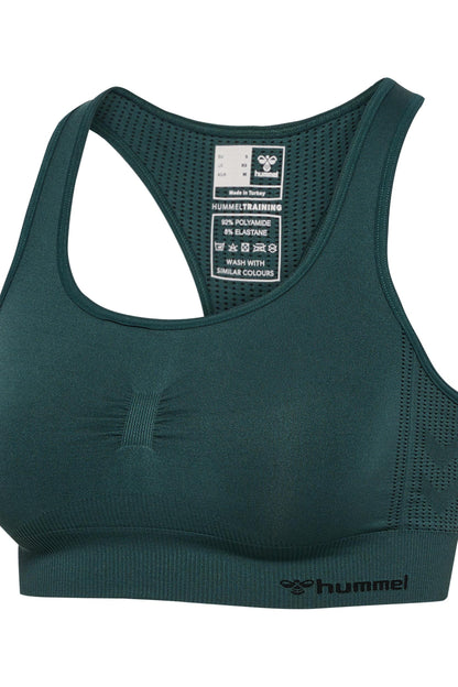 HUMMEL - Hmlmt Shaping Seamless Sports Top - Green Gables