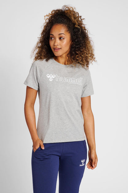 HUMMEL - Hmlnoni 2.0 T-shirt - Grey Melange