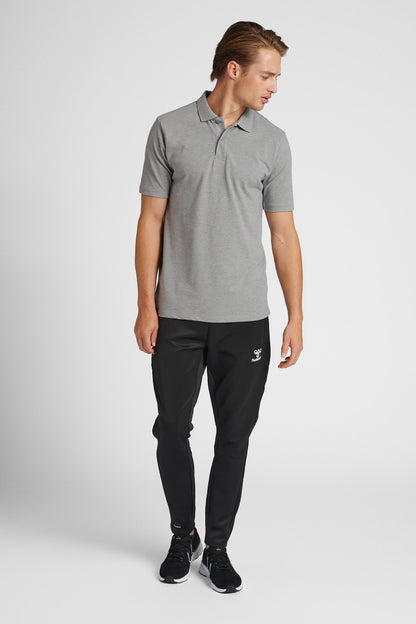 HUMMEL - Hmlred Stretch Polo - Grey Melange