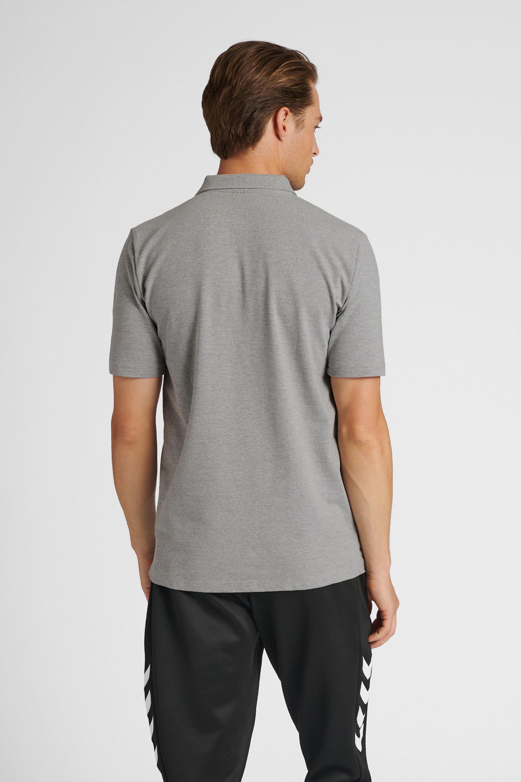 HUMMEL - Hmlred Stretch Polo - Grey Melange