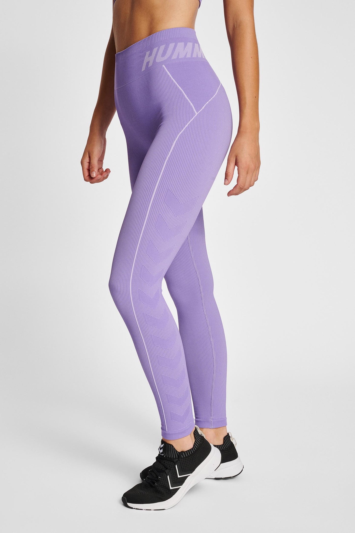 HUMMEL - Hmlte Christel Seamless Mw Tights - Paisley Purple/lavender Melang