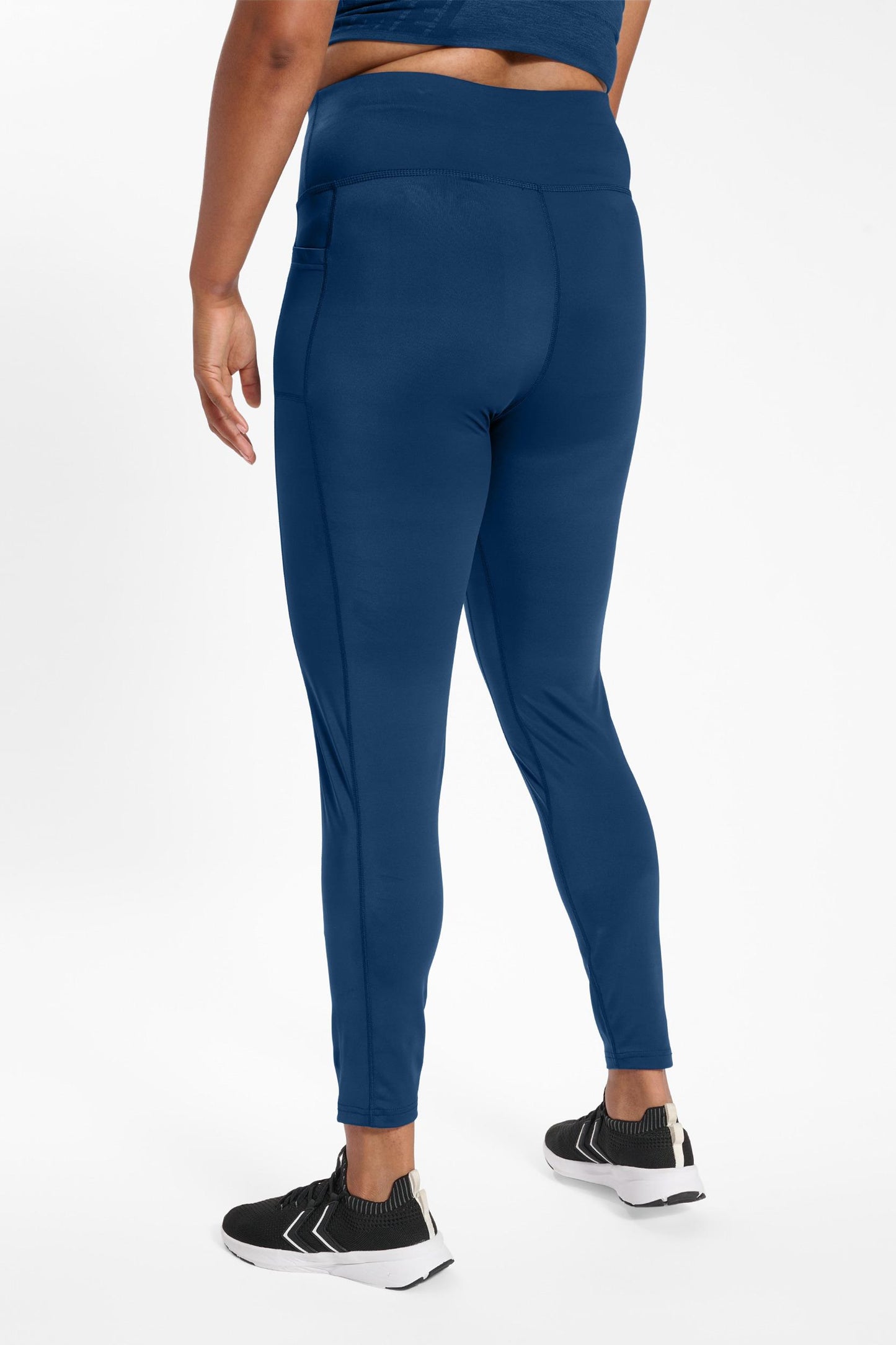 HUMMEL - Hmlte Curvy High Waist Tights Plus - Insignia Blue