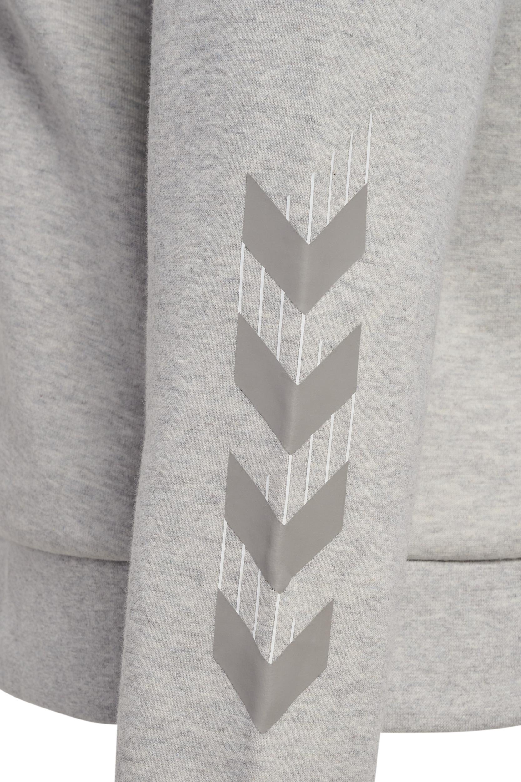 HUMMEL - Hmltravel Sweat Hoodie Woman - Light Grey Melange