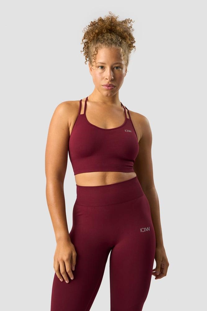 ICANIWILL - Define Seamless Sports Bra - Burgundy