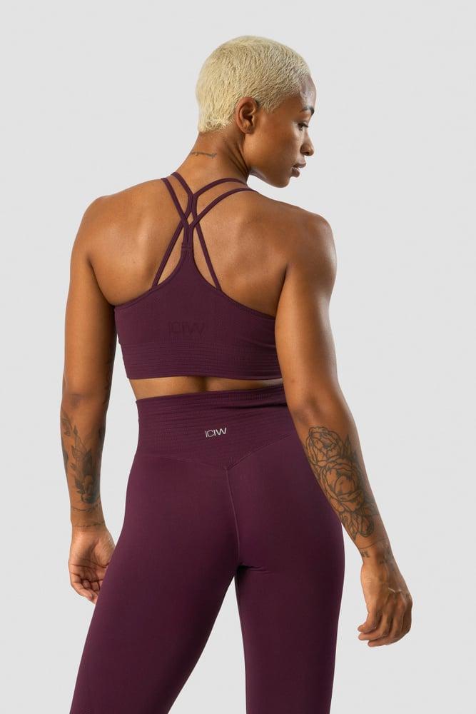 ICANIWILL - Define Seamless Sports Bra - Maroon