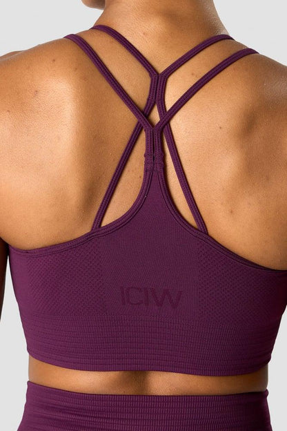 ICANIWILL - Define Seamless Sports Bra - Purple