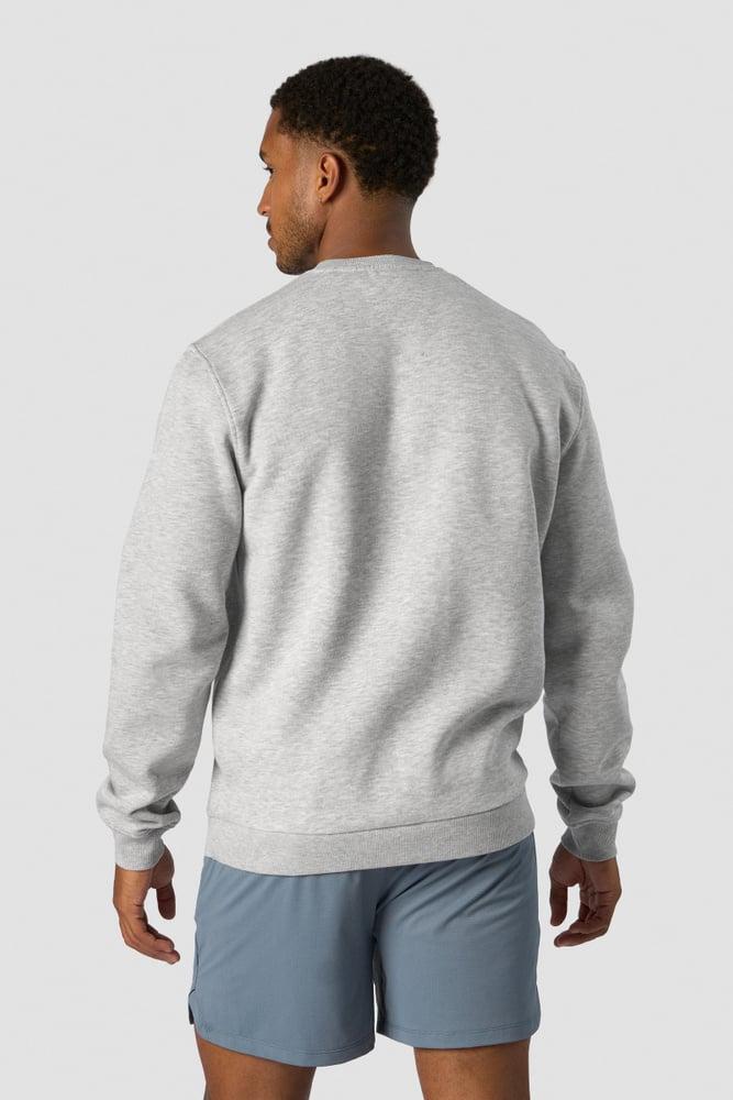 ICANIWILL - Everyday Crewneck Side Logo - Light Grey Melange