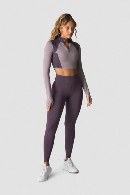 ICANIWILL - Mirage Cropped Long Sleeve - Faded violet