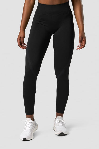 impact seamless v-shape tights black