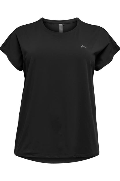 ONLYPLAY - Aubree Life Ss Bat Loose Tee Cur - Black