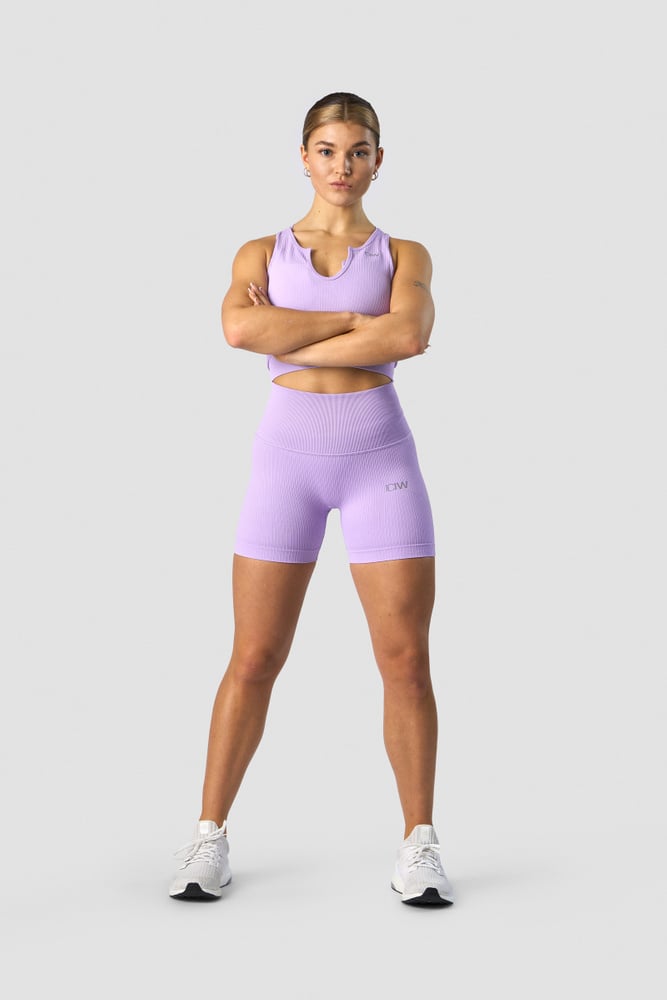 ribbed define seamless tank top lavender