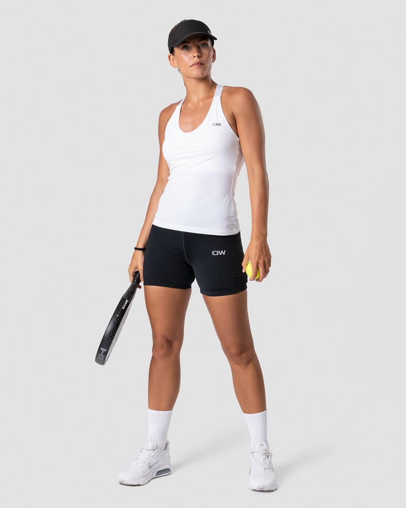 smash padel shorts black wmn