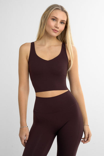 Softy Crop Top - for dame - Famme - Sports Bra