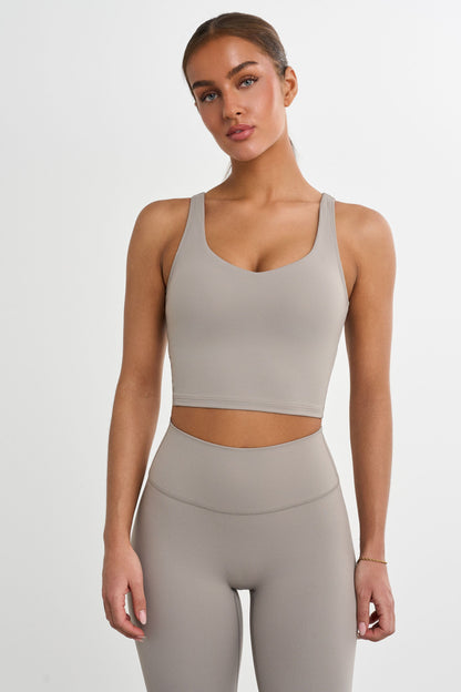 Softy Crop Top - for dame - Famme - Sports Bra