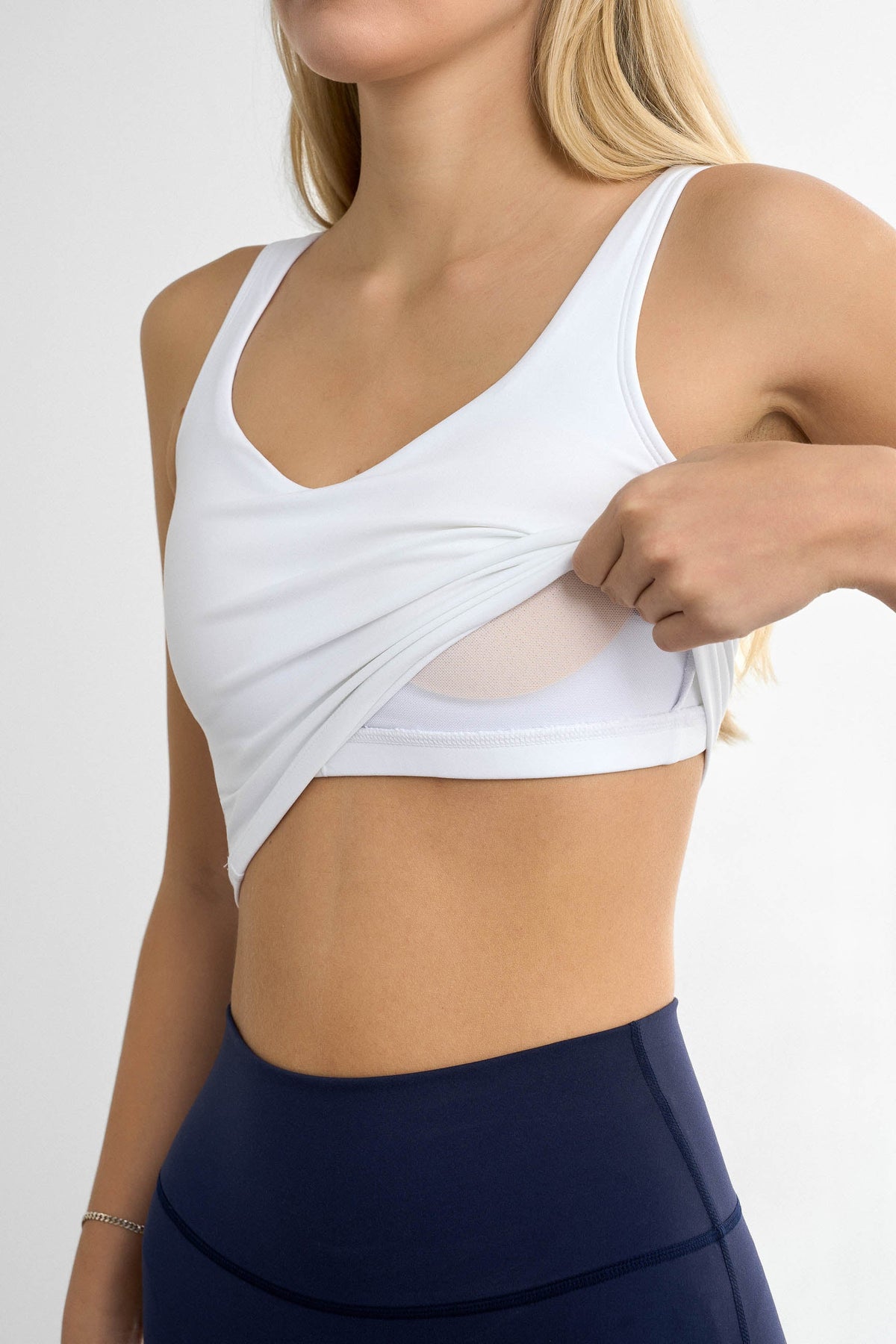 Softy Crop Top - for dame - Famme - Sports Bra