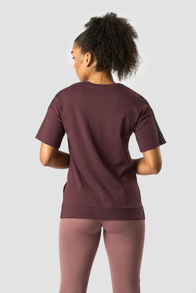 stance t-shirt wmn burgundy