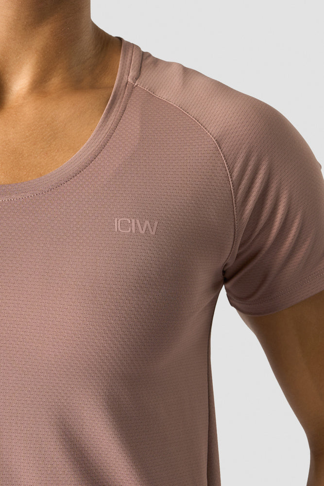 stride t-shirt wmn light mauve