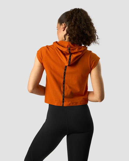 ultimate training hoodie t-shirt amber