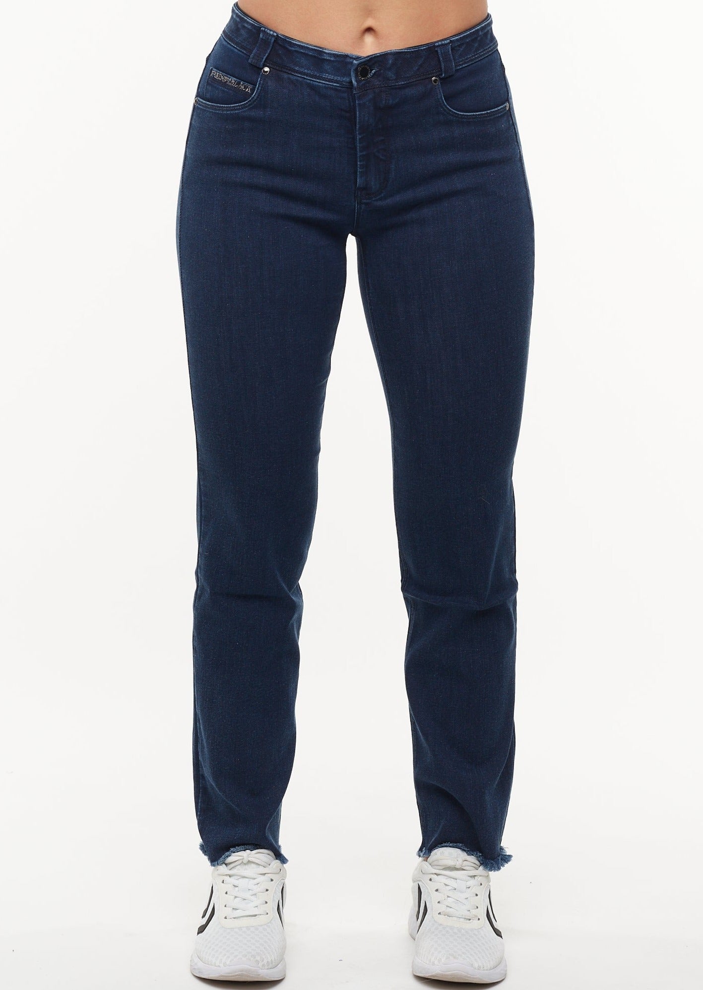 Freddy Black - Cropped Flare Denim Dark - for kvinde - FREDDY WR.UP® - Pants